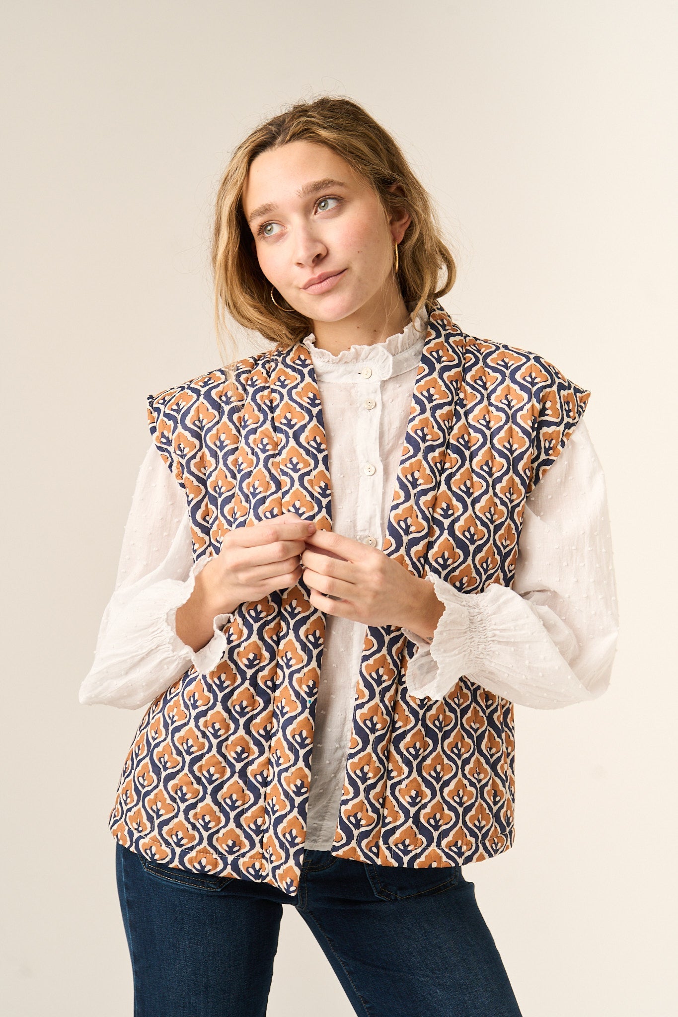 Beige Lúa Vest
