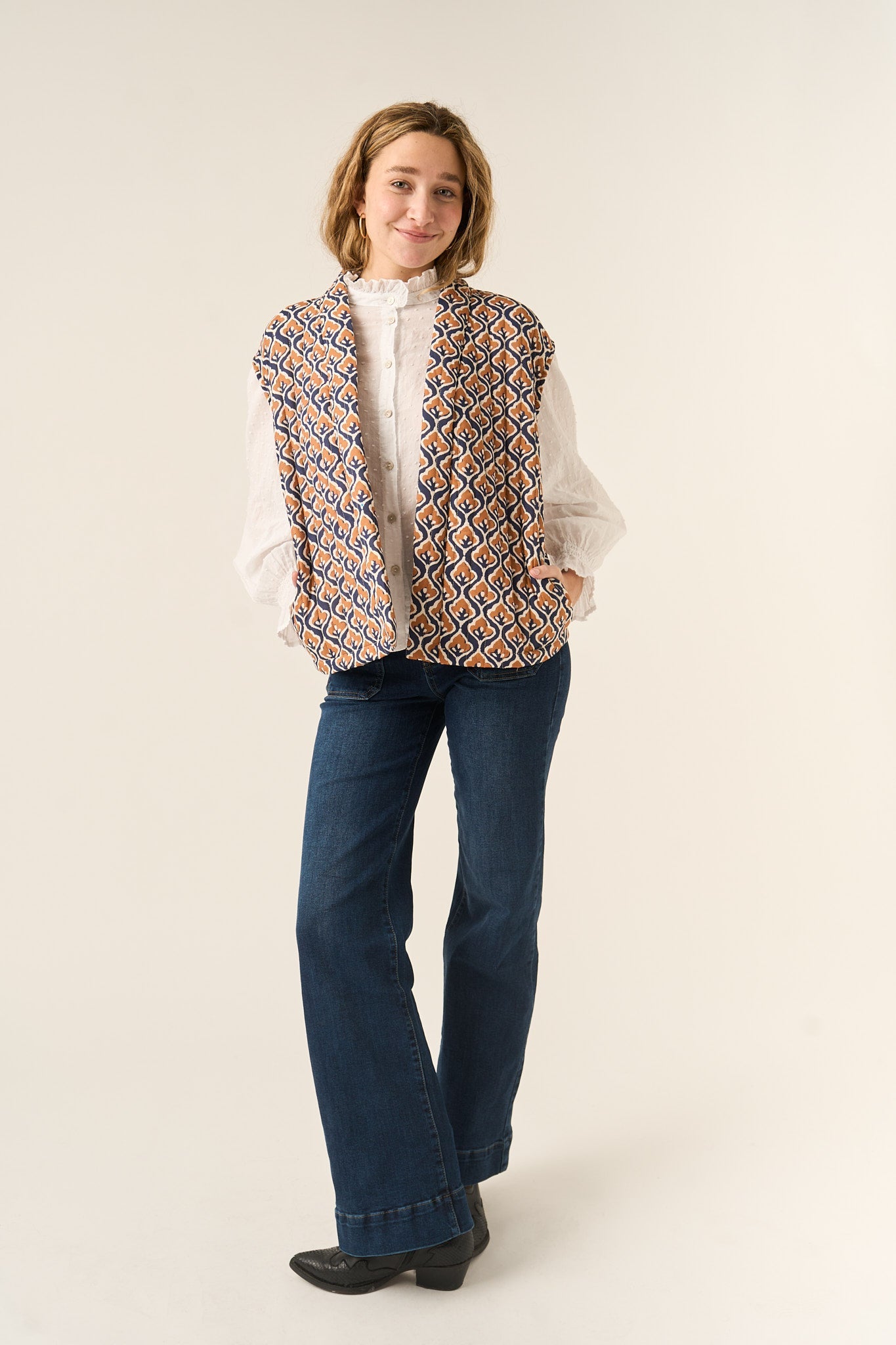 Beige Lúa Vest