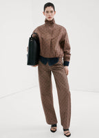 Balloon-Jeans mit Polka Dots