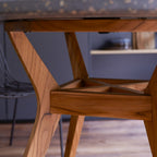 Juno - Stół dla 6 osób - Teak - Naturalny