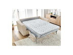 Augustin - Canapé Droit Convertible Ouverture Express - Tissu Bouclette - 160X200