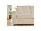 Augustin - Canapé Droit Convertible Ouverture Express - Tissu Bouclette - 160X200