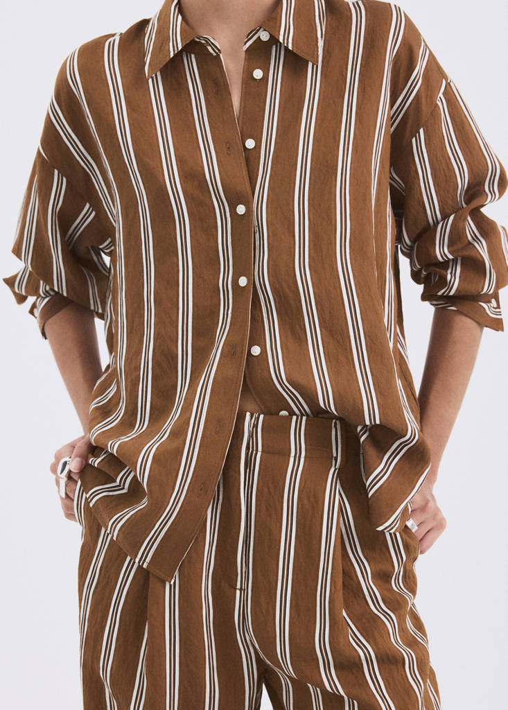 Chemise Droite Rayures