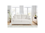 Augustin - Canapé Droit Convertible Ouverture Express - Tissu Bouclette - 160X200
