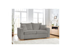 Augustin - Canapé Droit Convertible Ouverture Express - Tissu Bouclette - 160X200