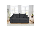 Augustin - Canapé Droit Convertible Ouverture Express - Tissu Bouclette - 160X200