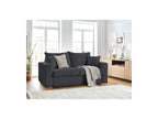 Augustin - Canapé Droit Convertible Ouverture Express - Tissu Bouclette - 160X200