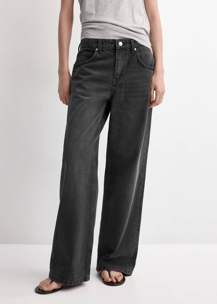 Jeans Dritti A Vita Normale