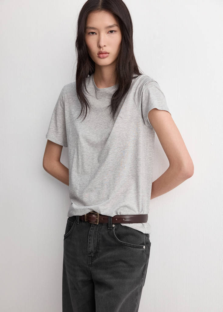 Jeans Dritti A Vita Normale