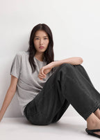 Jeans Dritti A Vita Normale