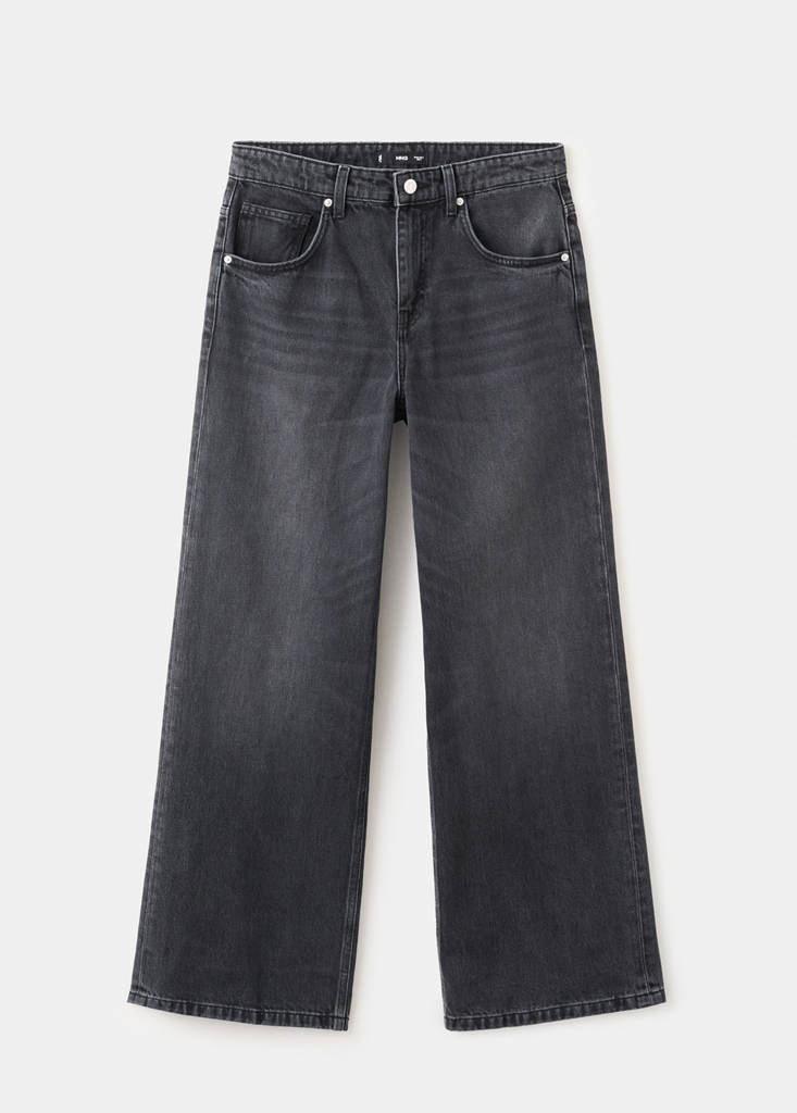 Jeans Dritti A Vita Normale