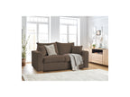 Augustin - Canapé Droit Convertible Ouverture Express - Tissu Bouclette - 160X200