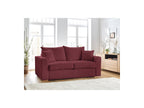 Augustin - Canapé Droit Convertible Ouverture Express - Tissu Bouclette - 160X200