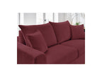 Augustin - Canapé Droit Convertible Ouverture Express - Tissu Bouclette - 160X200