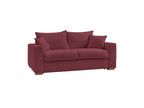 Augustin - Canapé Droit Convertible Ouverture Express - Tissu Bouclette - 160X200