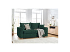 Augustin - Canapé Droit Convertible Ouverture Express - Tissu Bouclette - 160X200