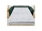 Augustin - Canapé Droit Convertible Ouverture Express - Tissu Bouclette - 160X200