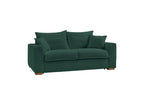 Augustin - Canapé Droit Convertible Ouverture Express - Tissu Bouclette - 160X200