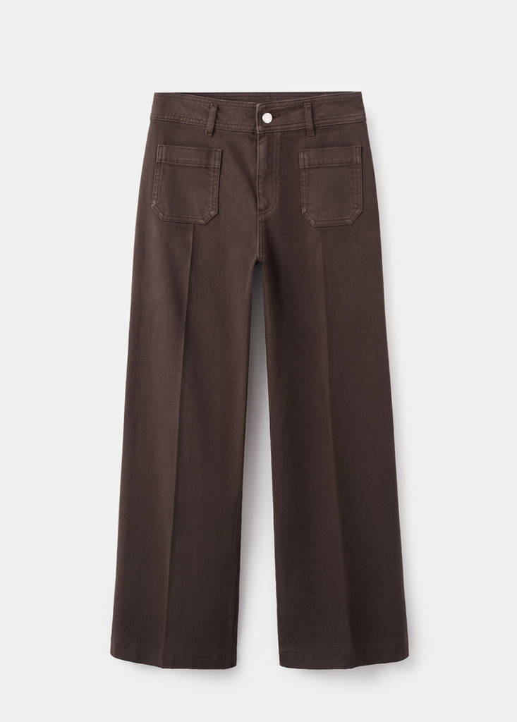 Wijde Jeans Met Zakken