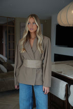 Dorothée Blazer Jacket - Beige