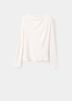 Blouse Col Bateau Drapé