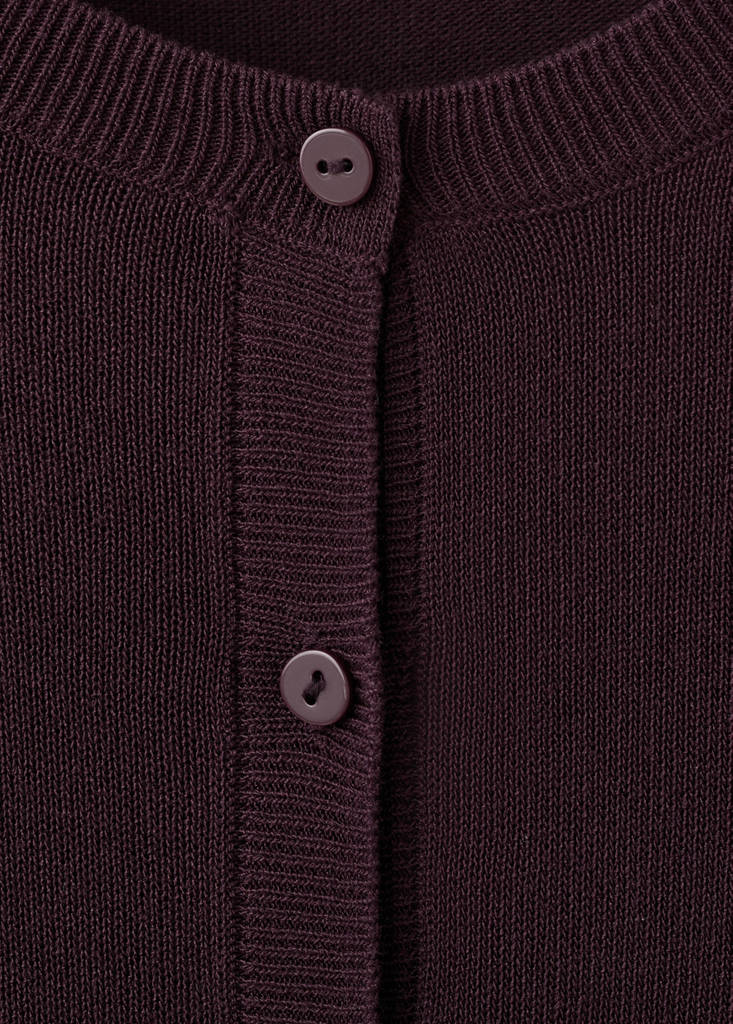 Cardigan Droit Maille Fine