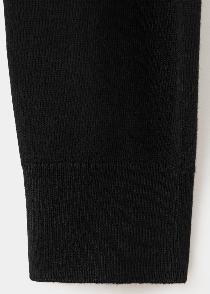 Strikket Cardigan Med V-Hals