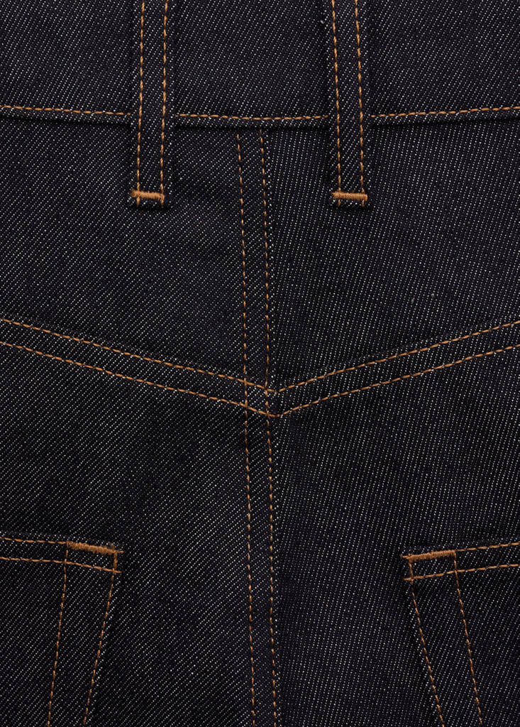 Vaqueros Wideleg Tiro Bajo Rinse Wash