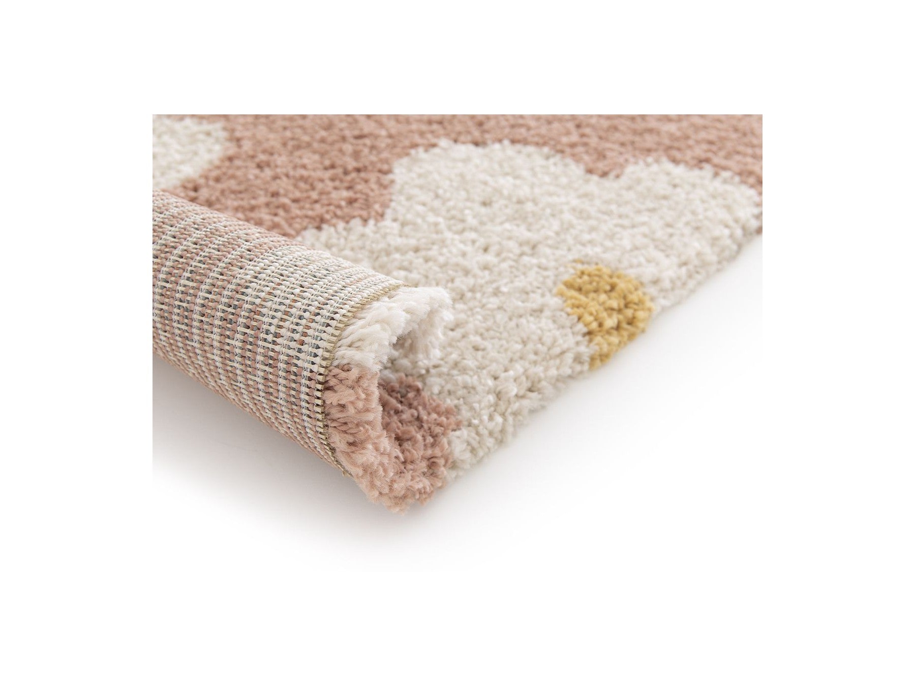 Suzy - Short-Pile Rug - Floral Pattern - Pink