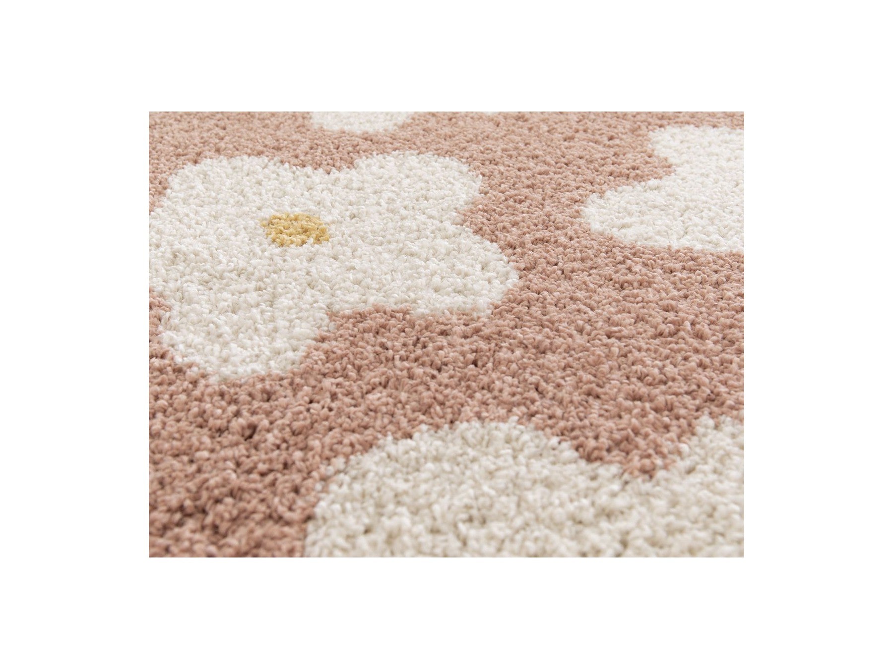 Suzy - Short-Pile Rug - Floral Pattern - Pink
