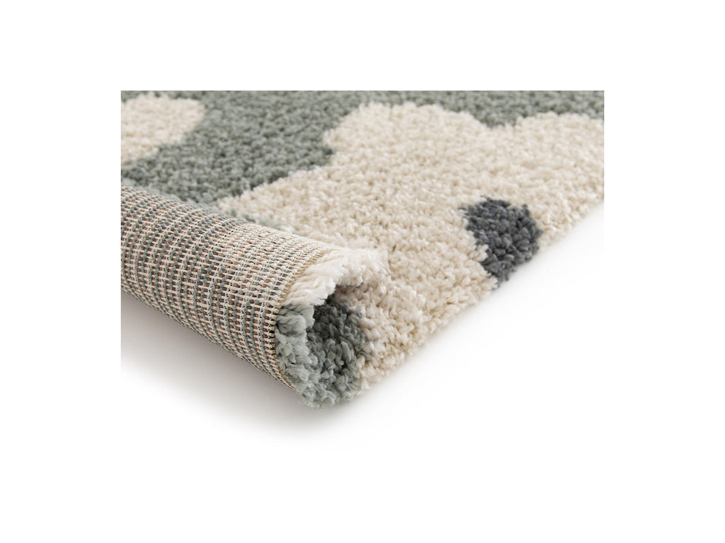 Suzy - Short-Pile Rug - Floral Pattern - Blue