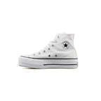Converse Canvas All Star Lift Hi Jr Sneakers - White/Blue