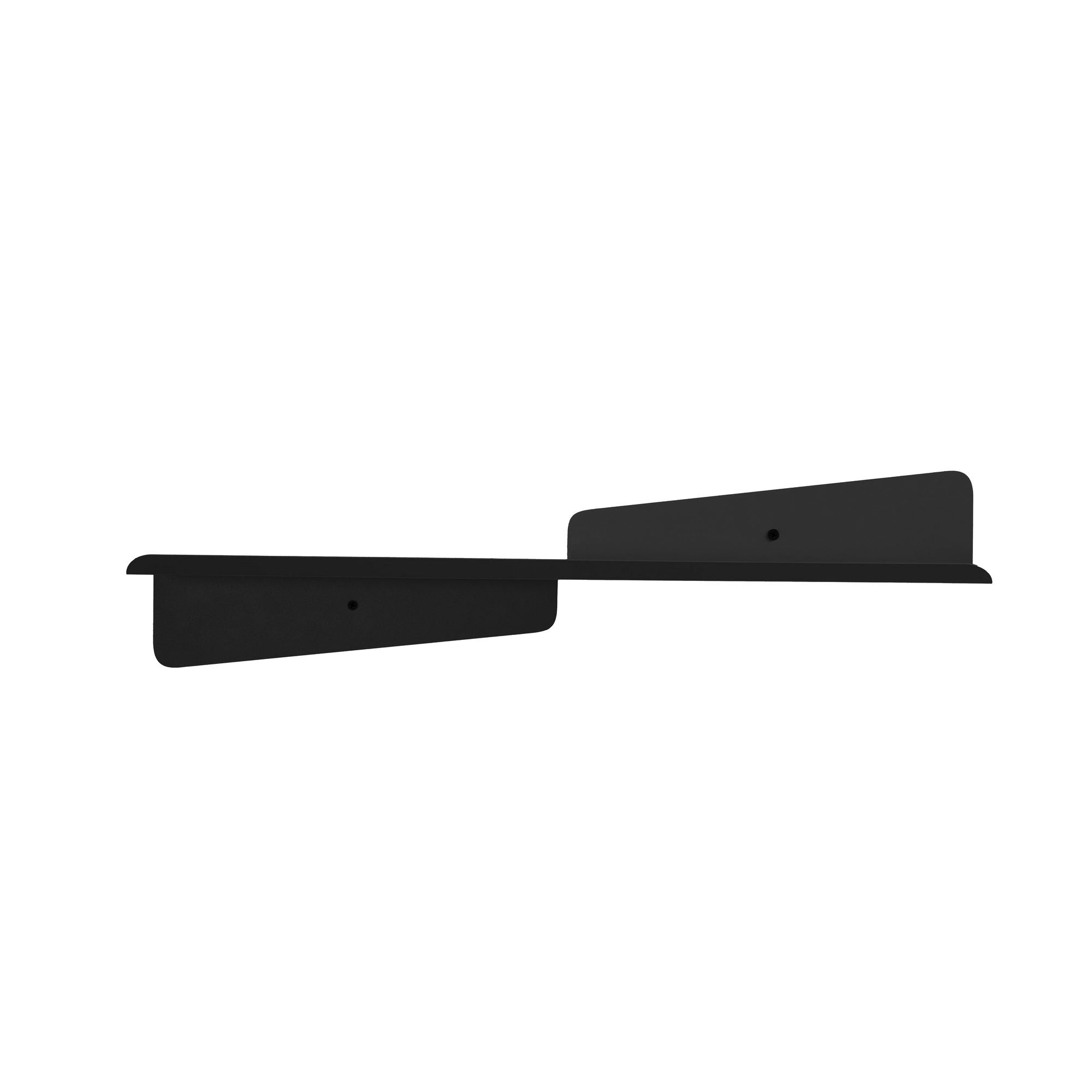Decorative Metal Wall Shelves Vlnt123Syh - Black