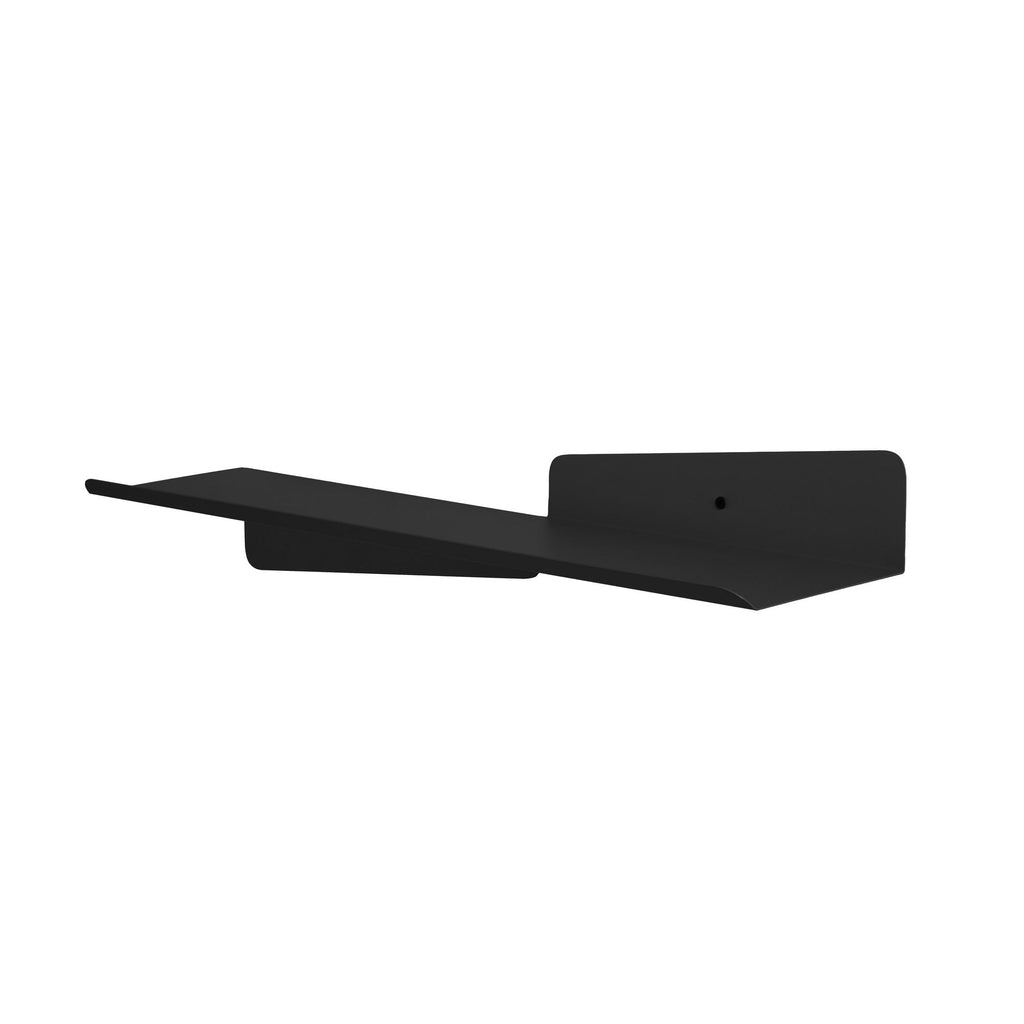 Decorative Metal Wall Shelves Vlnt123Syh - Black