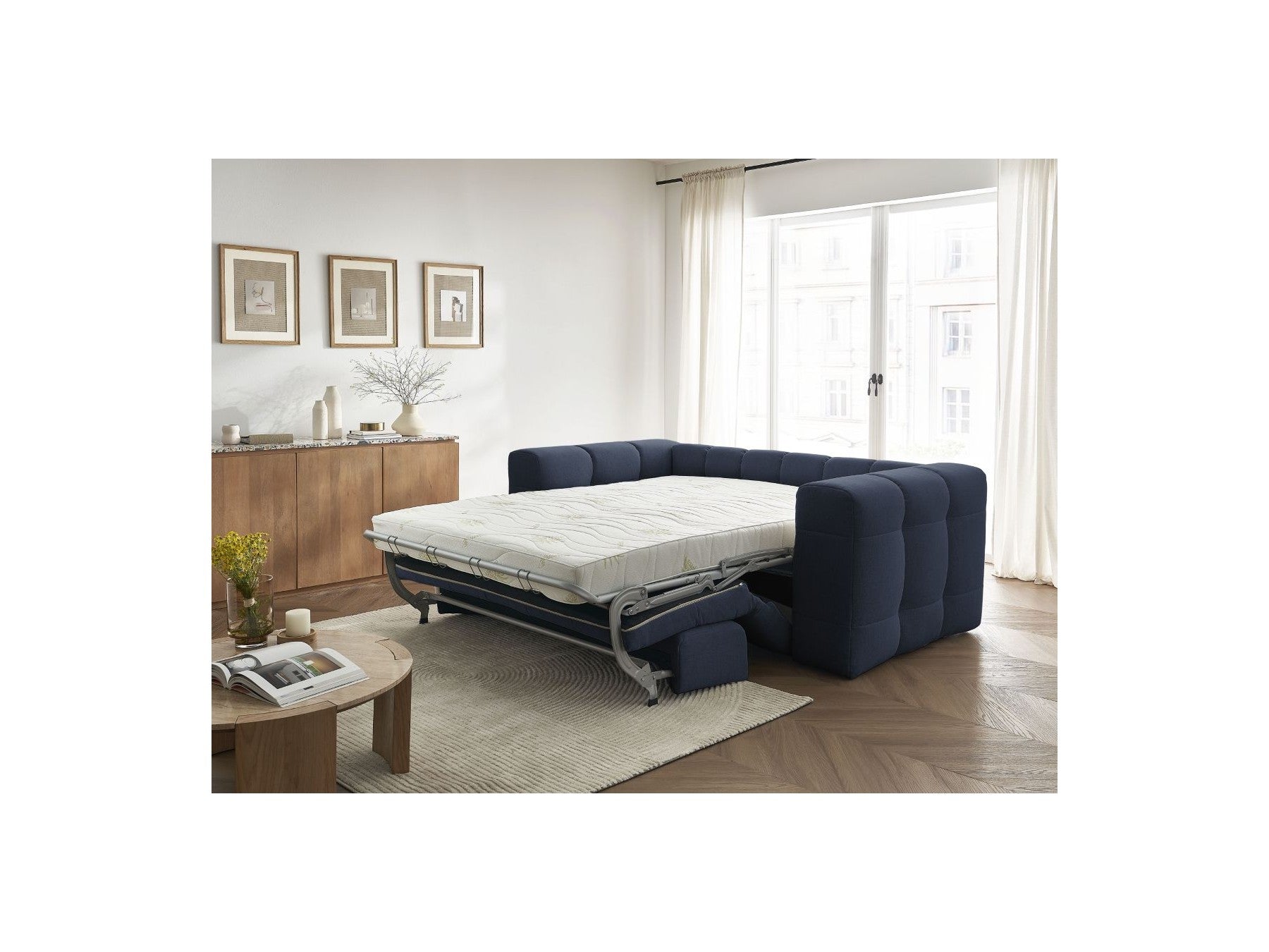 Cloud - Convertible 3-Seater Straight Sofa - Smooth Fabric