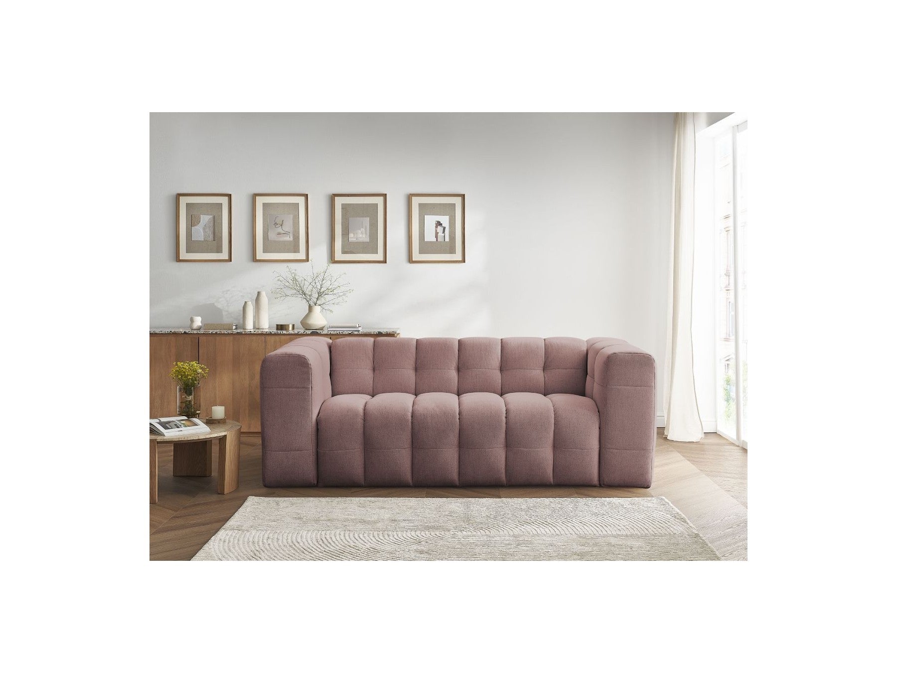 Cloud - Convertible 3-Seater Straight Sofa - Smooth Fabric