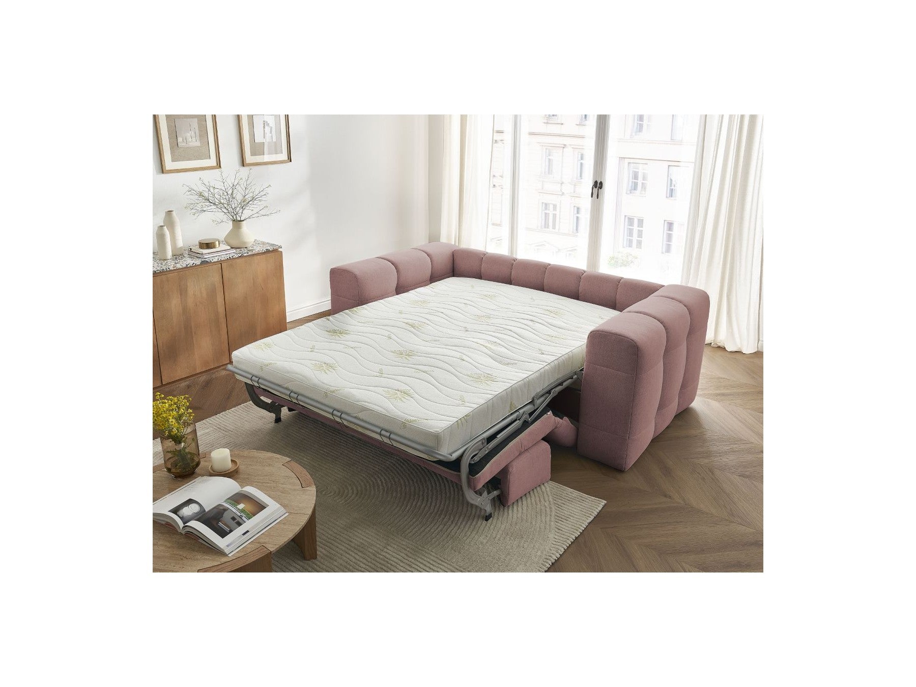 Cloud - Convertible 3-Seater Straight Sofa - Smooth Fabric