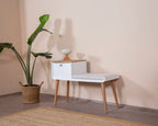 Banco Bohem - Blanco / Roble