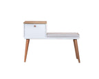 Banco Bohem - Blanco / Roble