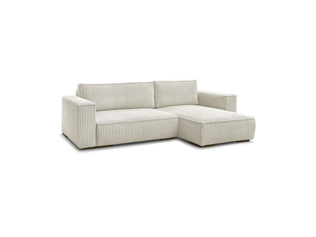 Chelsea - Reversible Corner Sofa Bed with Storage - Soft Wide-Rib Corduroy