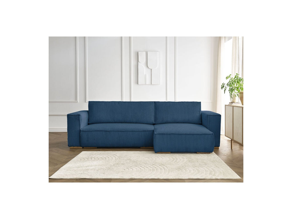 Chelsea - Reversible Corner Sofa Bed with Storage - Soft Wide-Rib Corduroy