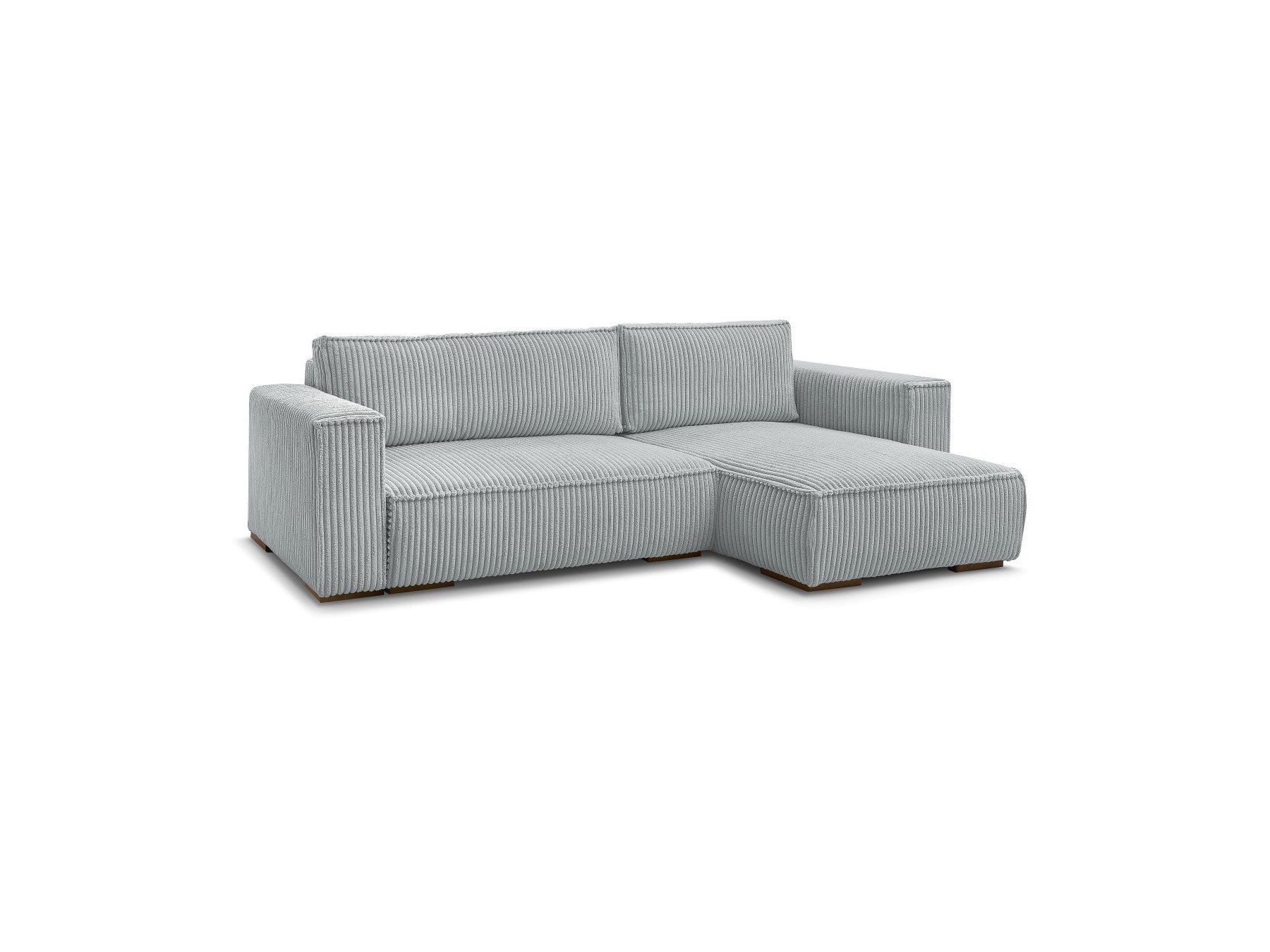Chelsea - Reversible Corner Sofa Bed with Storage - Soft Wide-Rib Corduroy