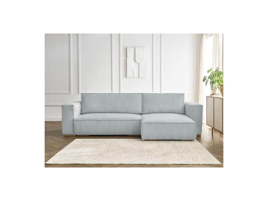 Chelsea - Reversible Corner Sofa Bed with Storage - Soft Wide-Rib Corduroy