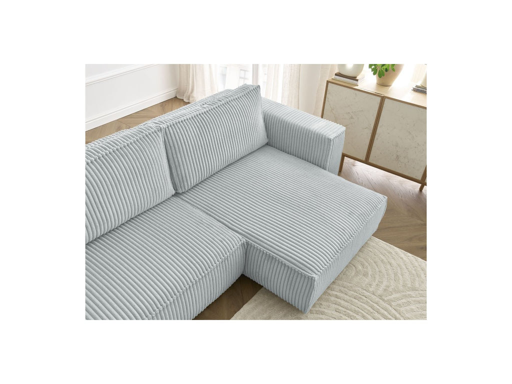 Chelsea - Reversible Corner Sofa Bed with Storage - Soft Wide-Rib Corduroy
