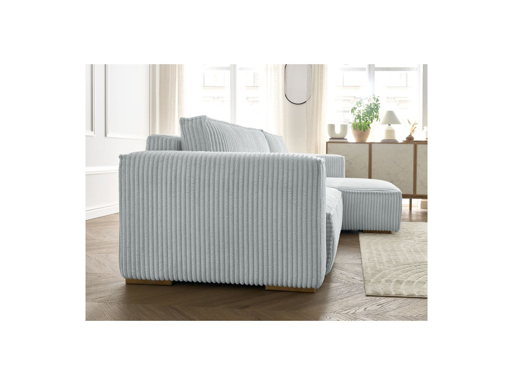 Chelsea - Reversible Corner Sofa Bed with Storage - Soft Wide-Rib Corduroy