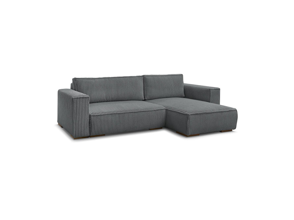 Chelsea - Reversible Corner Sofa Bed with Storage - Soft Wide-Rib Corduroy