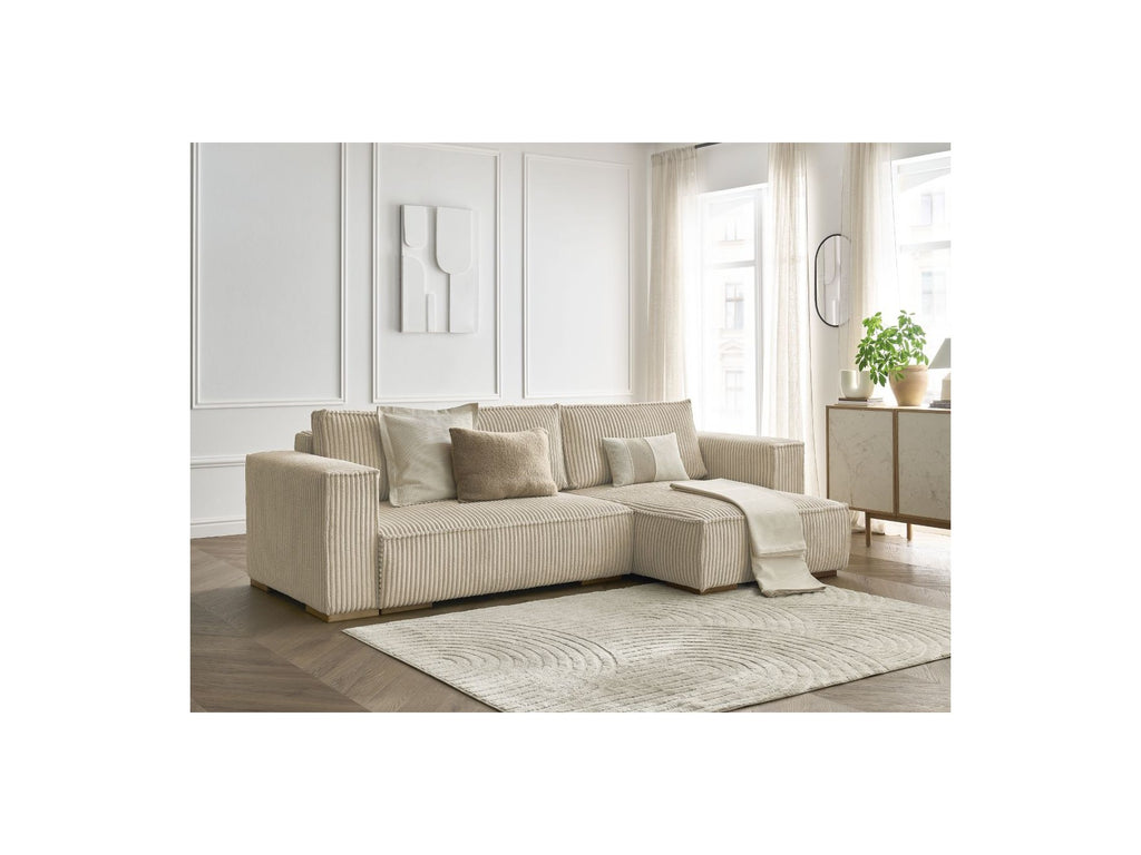 Chelsea - Reversible Corner Sofa Bed with Storage - Soft Wide-Rib Corduroy