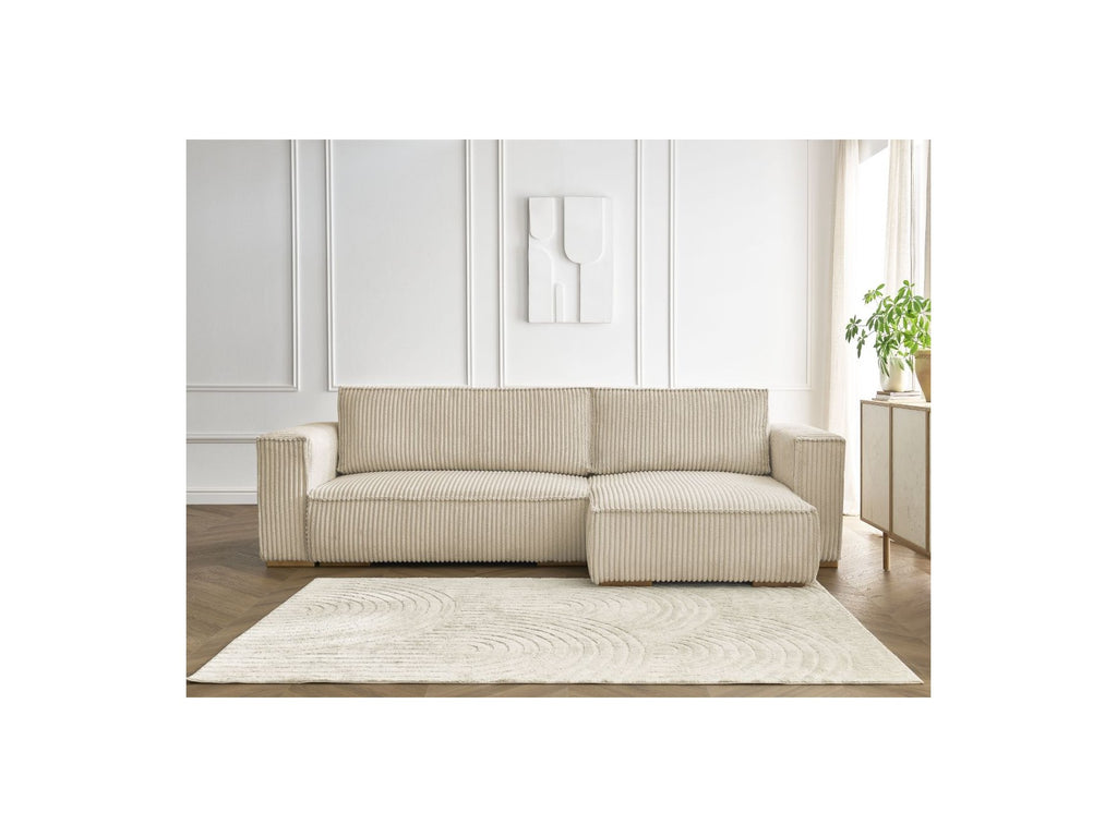 Chelsea - Reversible Corner Sofa Bed with Storage - Soft Wide-Rib Corduroy