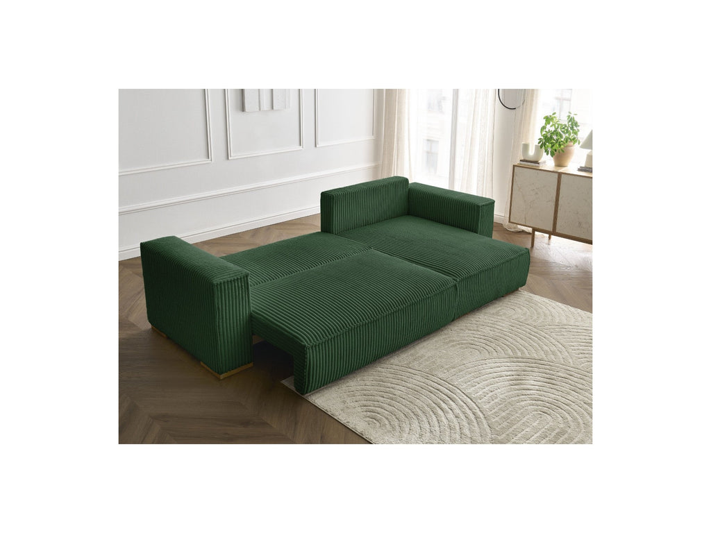 Chelsea - Reversible Corner Sofa Bed with Storage - Soft Wide-Rib Corduroy