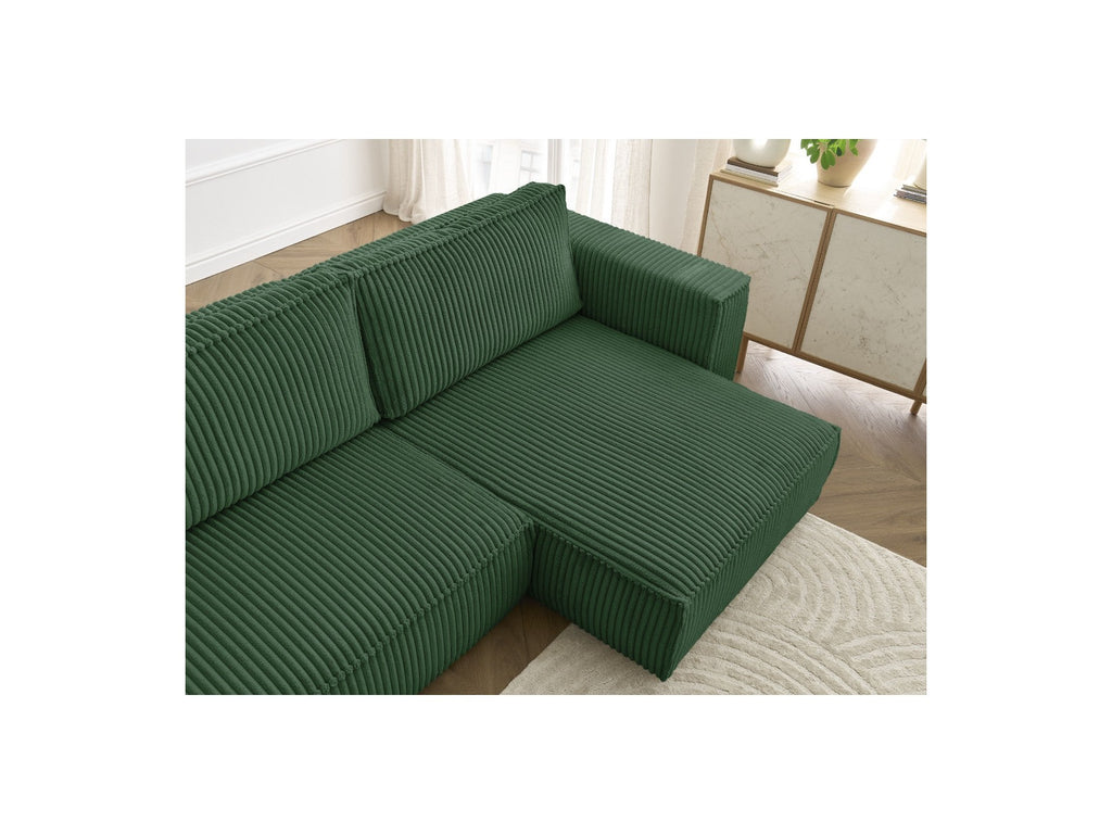 Chelsea - Reversible Corner Sofa Bed with Storage - Soft Wide-Rib Corduroy